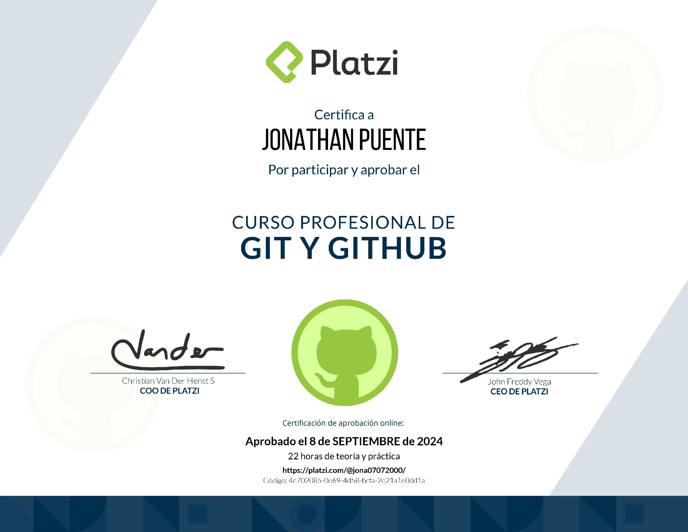 Curso profesional de Git y GitHub